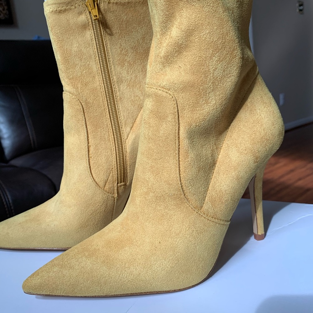 Yellow boots
